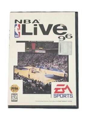 NBA Live 96 Sega Genesis 1995 CIB Complete w/ Manual & Inserts EA Sports
